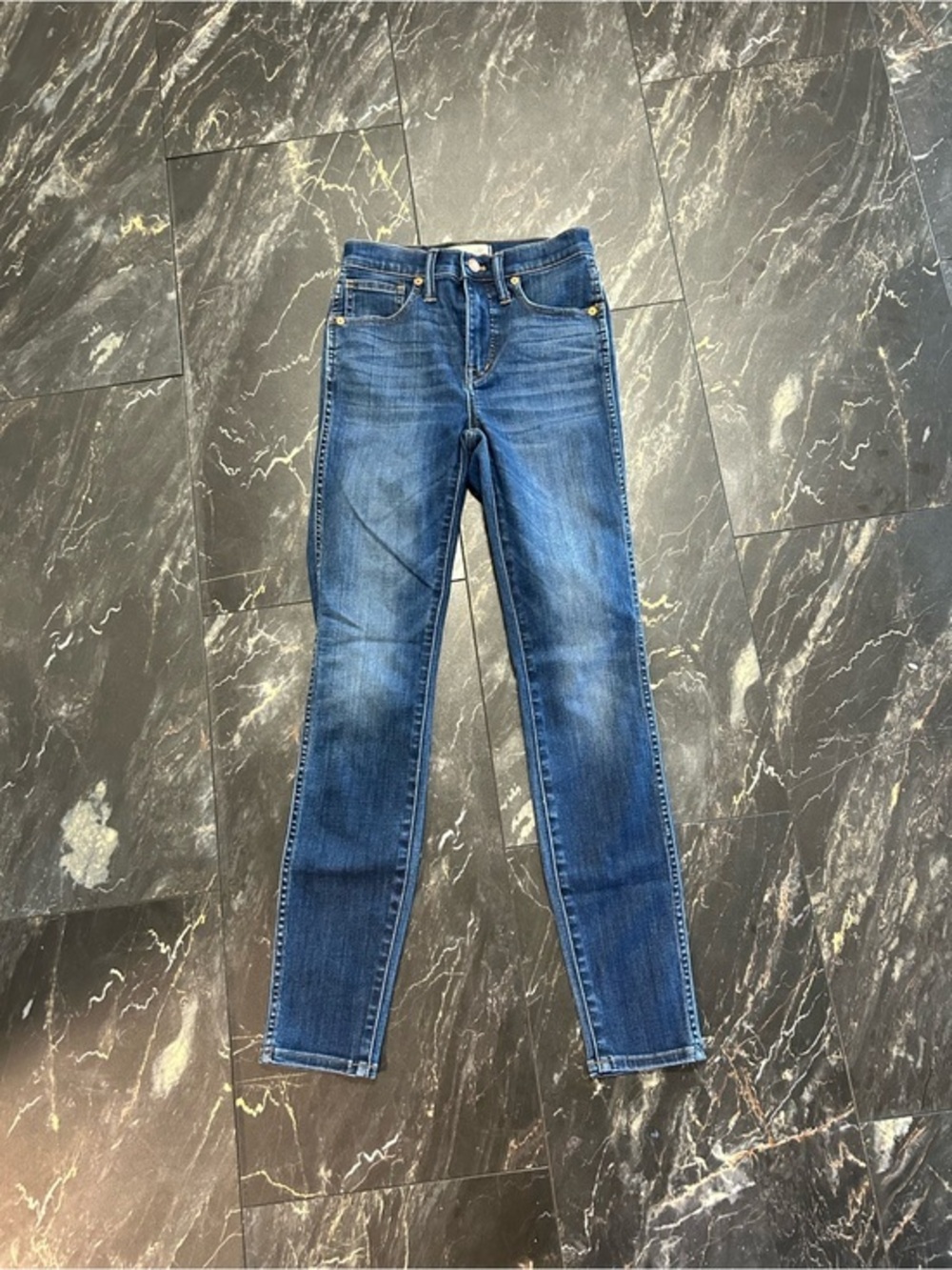 Madewell Skinny Jeans in Blue Denim